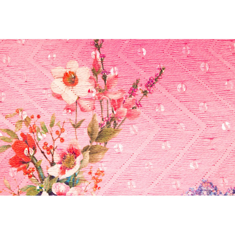 Ταπετσαρία χώρου με Fabric with flowers